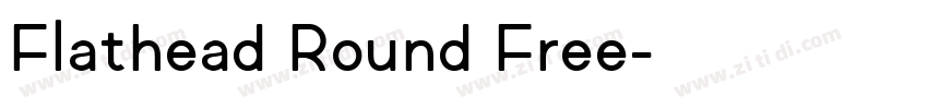 Flathead Round Free字体转换